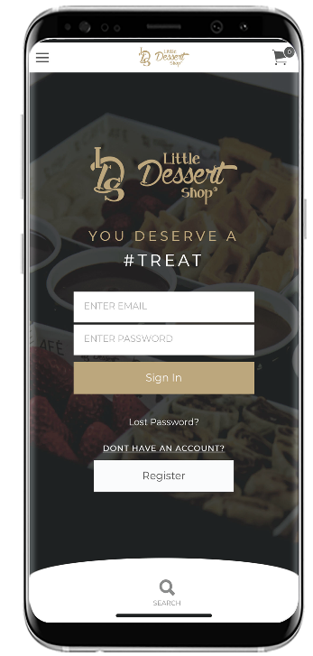 Mobile iPhone mockup with white screen and Coming Soon black text