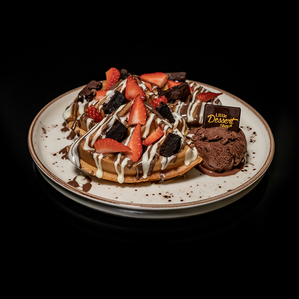 Chocoholics Dream Waffle Little Dessert Shop