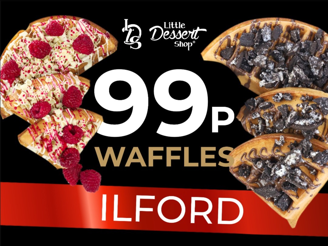 Our 99p waffles are back! This time in Ilford for the grand store opening!