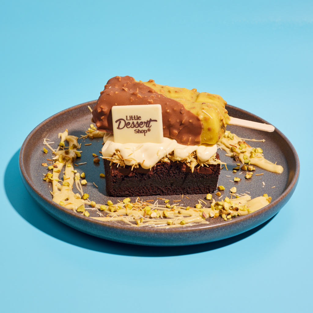 Kunafa Brownie Choc Sandwich