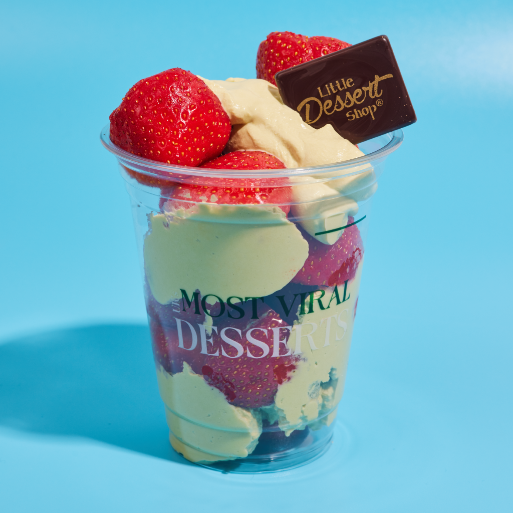 Strawberries & Matcha Cold Foam