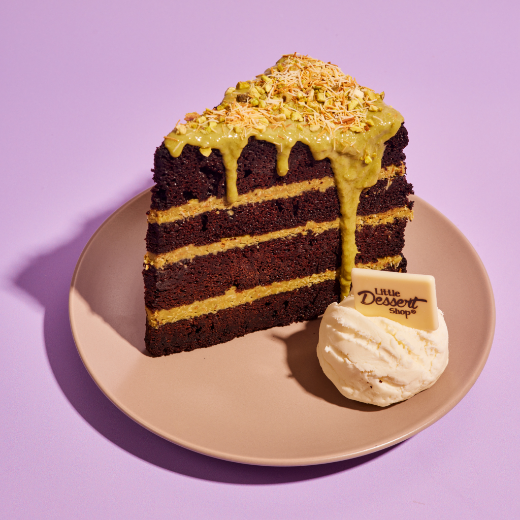 Dubai Chocolate Fudge Cake