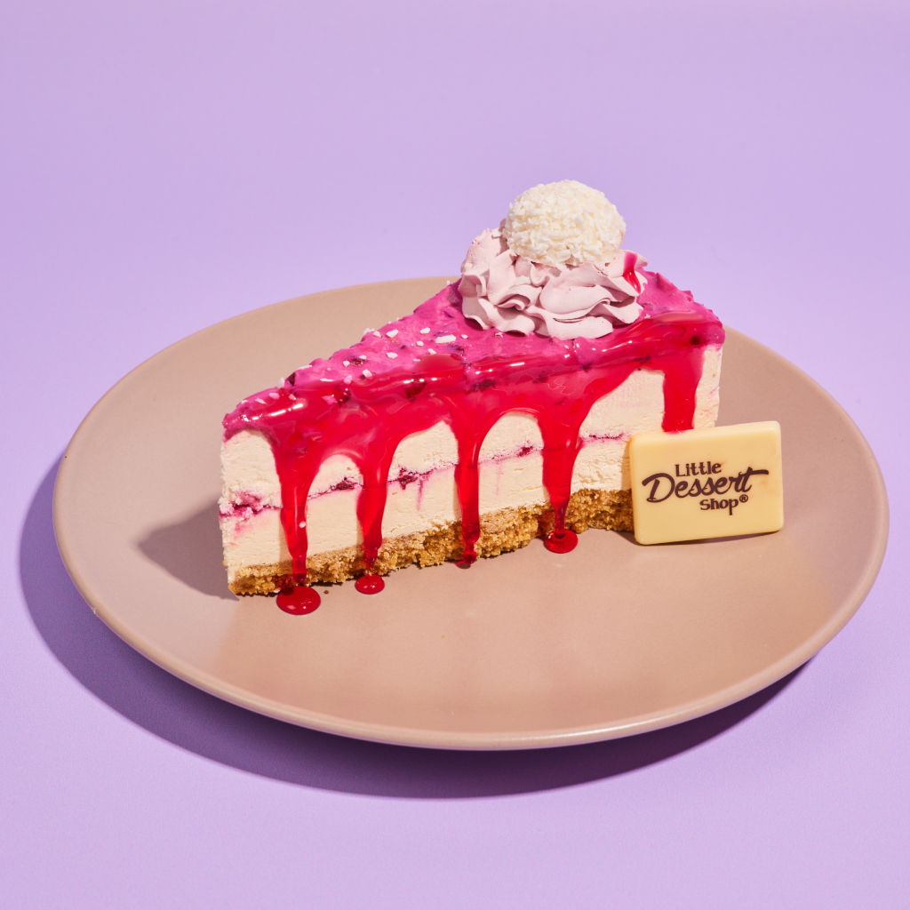 Coconut & Cherry Cheesecake