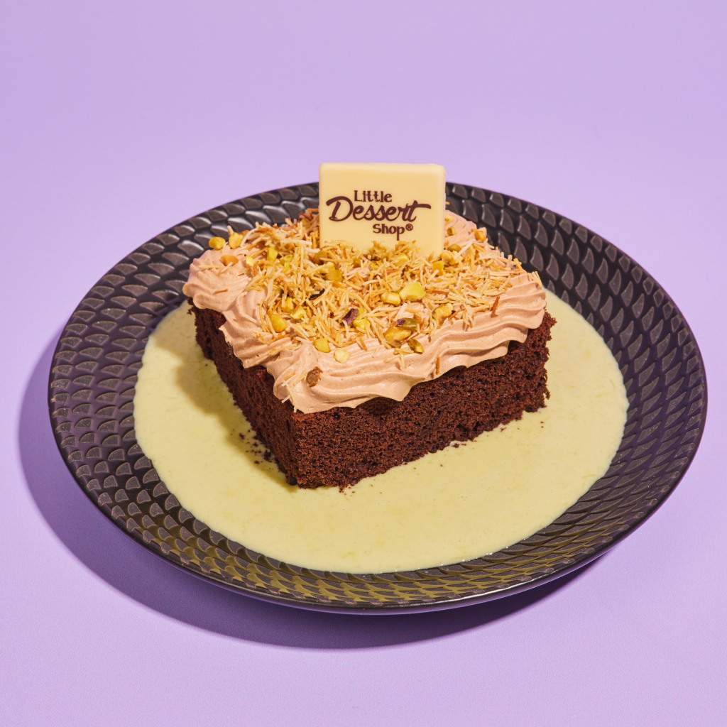 Dubai Chocolate Milk Cake