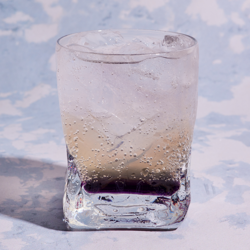 Violet Sparkling Lemonade