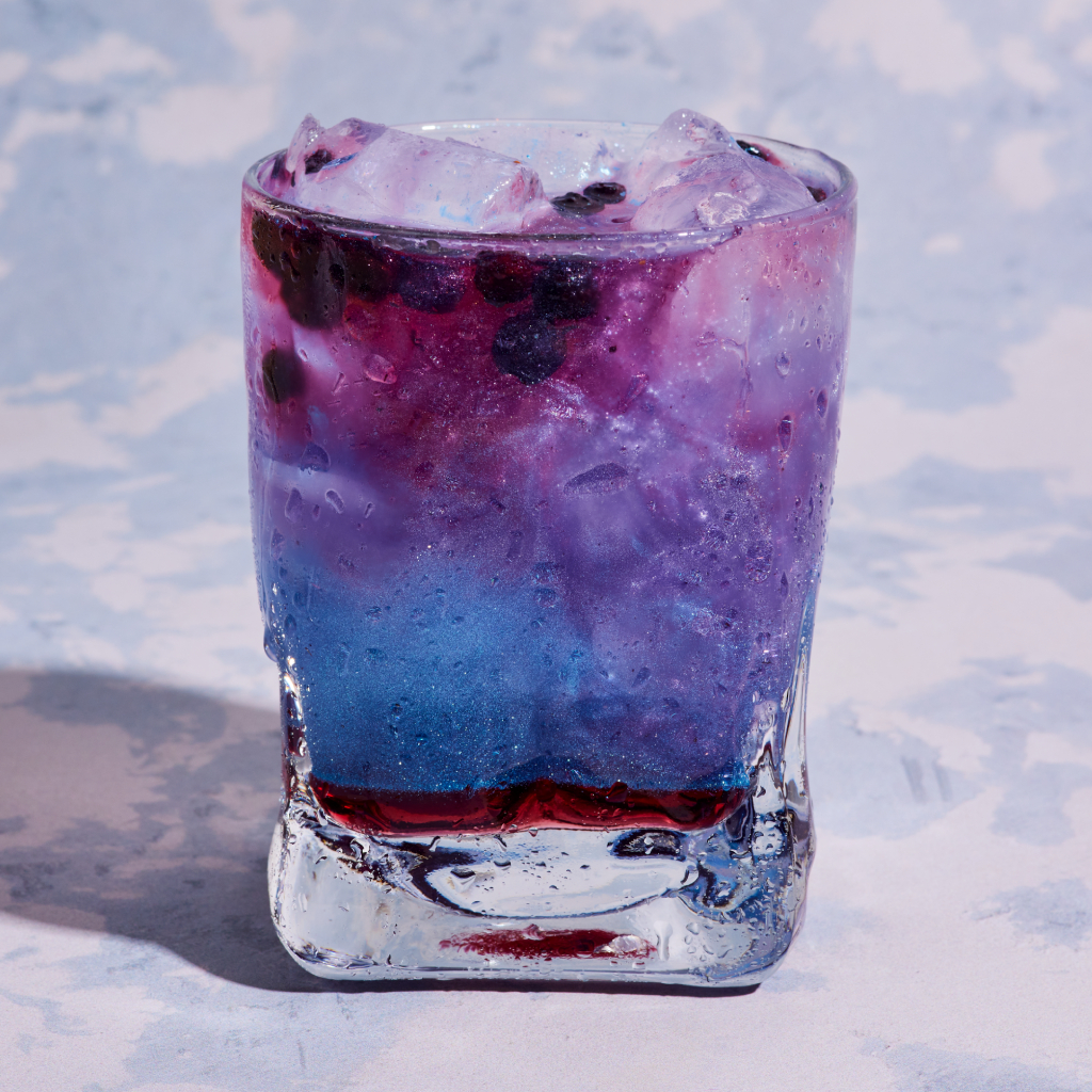 Blueberry Muffin Glitter Lemonade