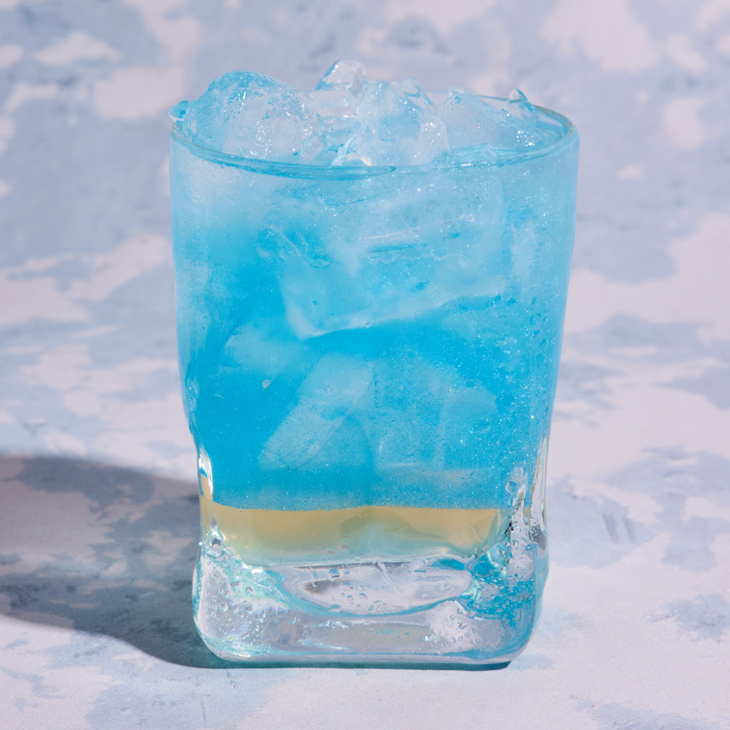Pina Colada Glitter Lemonade