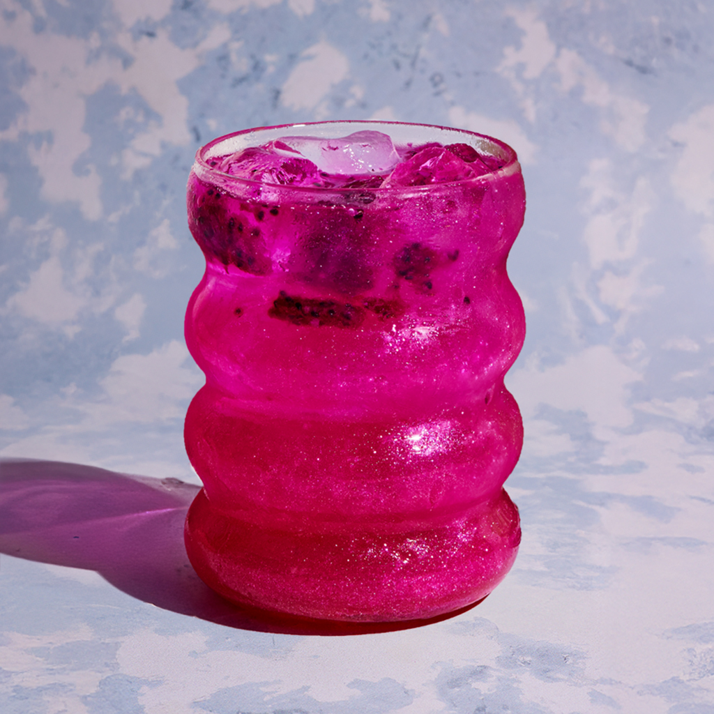 Dragon Fruit Glitter Lemonade