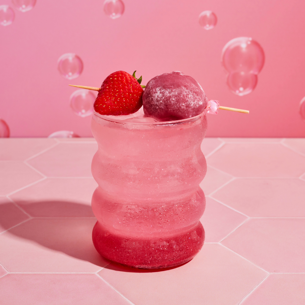PeachBerry Sparkle Glitter Lemonade