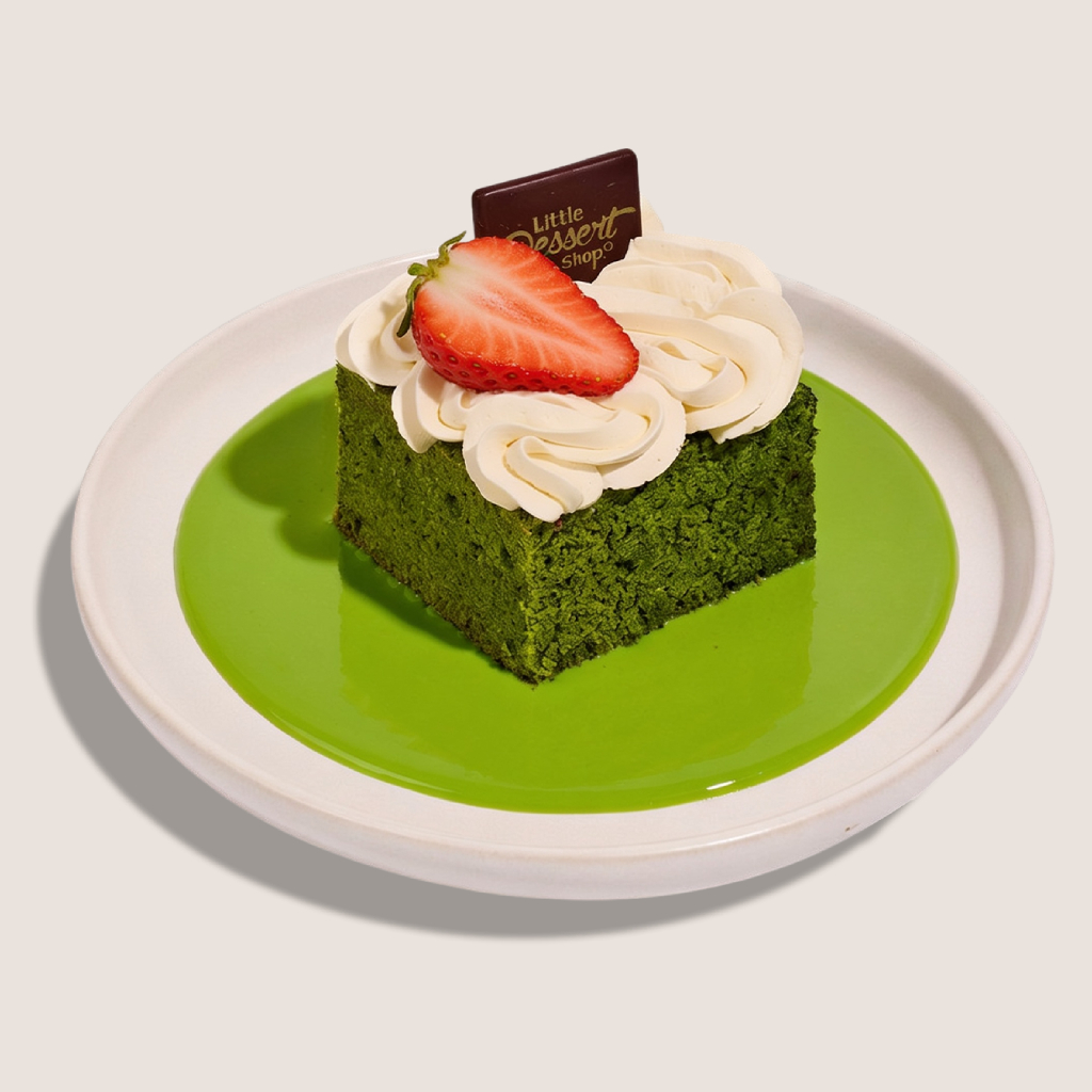 Matcha & Strawberry Milk Cake