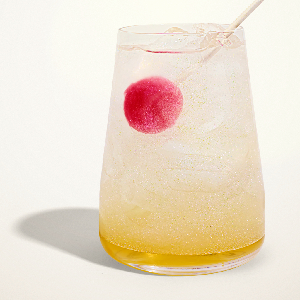Golden Honey Glitter Lemonade