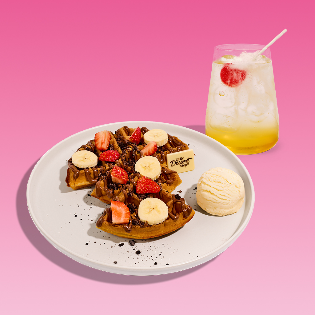 Home Alone (Any Waffle & Regular Milkshake or Beverage)