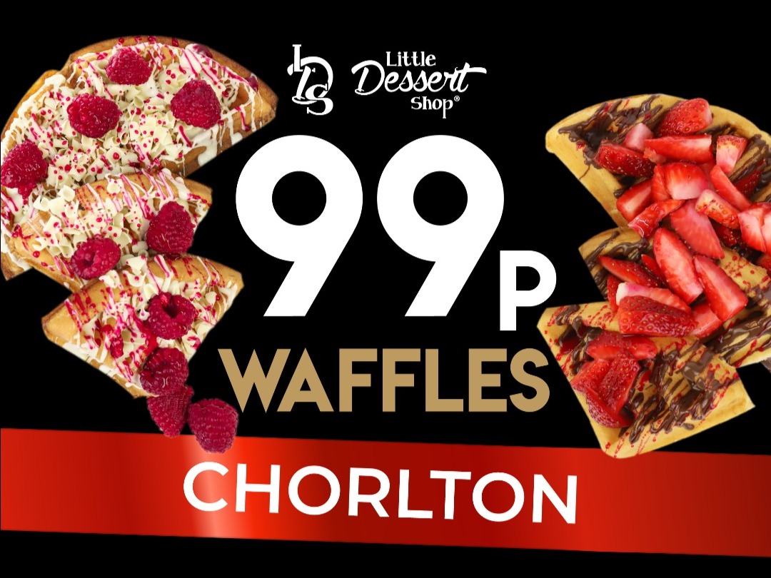 Little Dessert Shop Chorlton are selling waffles for just 99p!