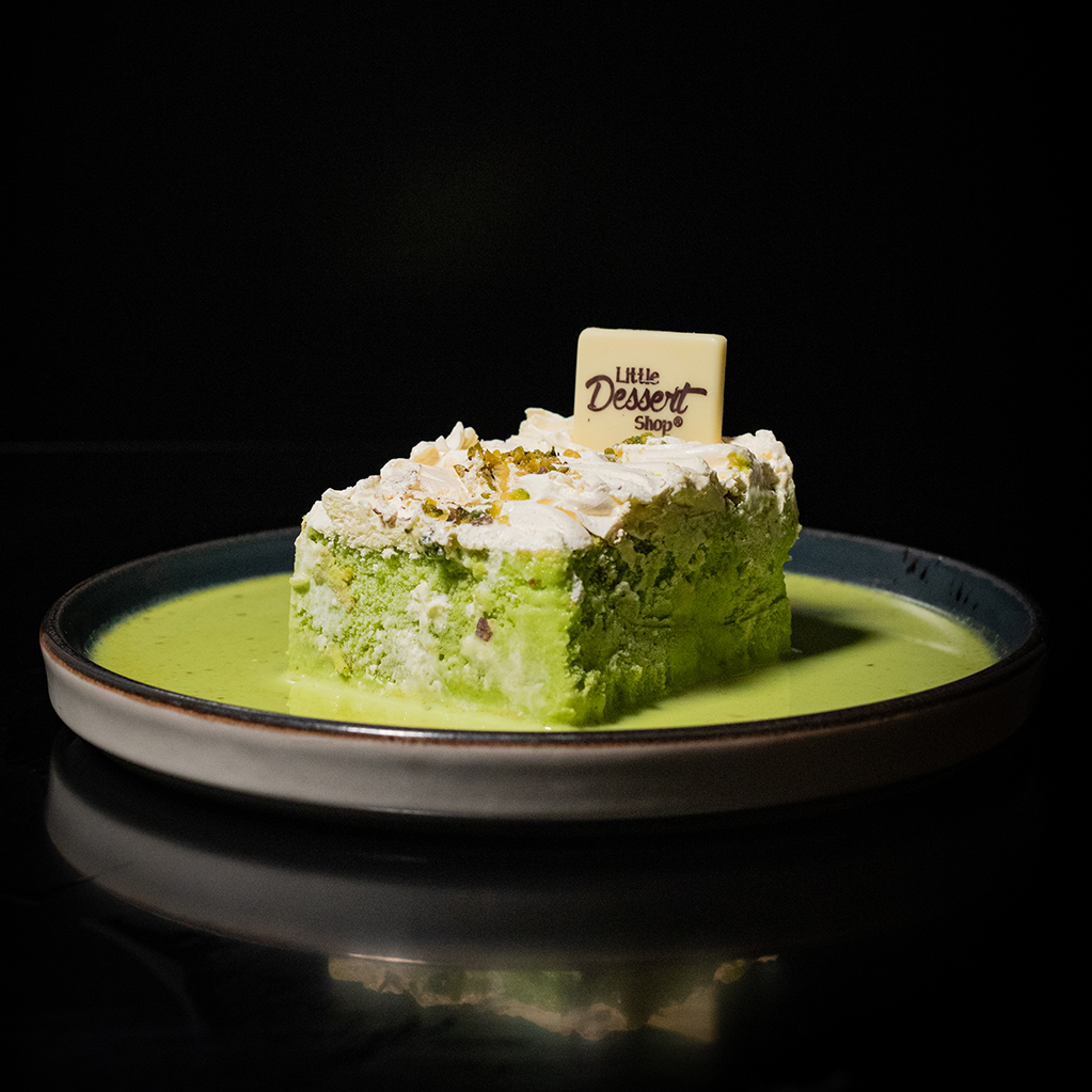 Pistachio Milk Cake Little Dessert Shop