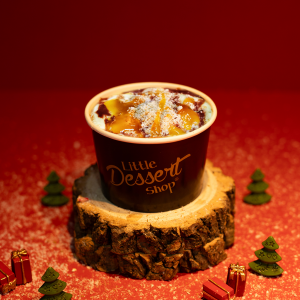 Zesty Orange Crumble Custard Pot