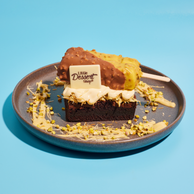 Kunafa Brownie Choc Sandwich