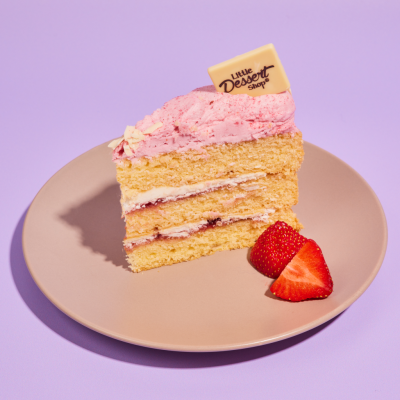 Raspberry & White Chocolate Cake