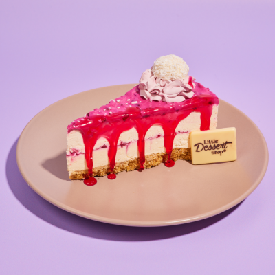 Coconut & Cherry Cheesecake