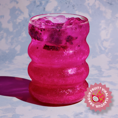 Dragon Fruit Glitter Lemonade
