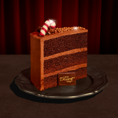 Golden Mocha Noel Slice