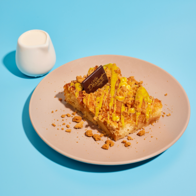 Pistachio & Lotus Doughnut Pudding