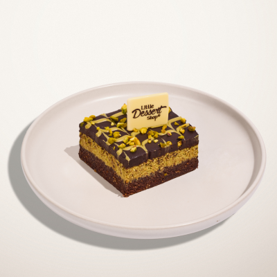 Kunafa Protein Brownie