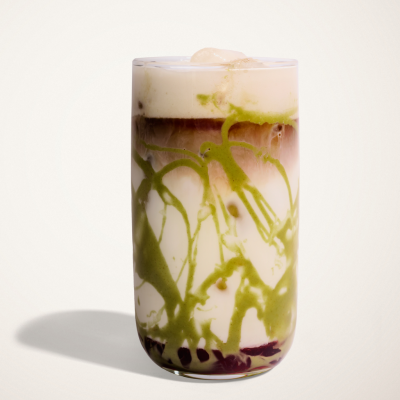 Strawberry Pistachio Cloud Latte