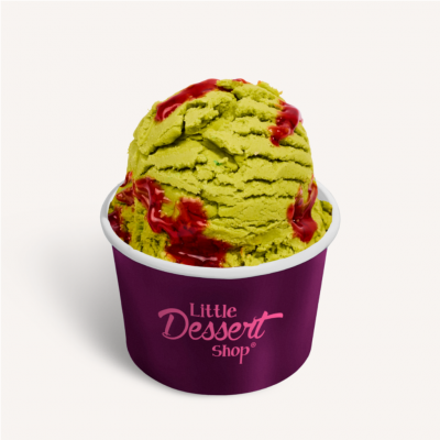 Strawberry Matcha Sorbet